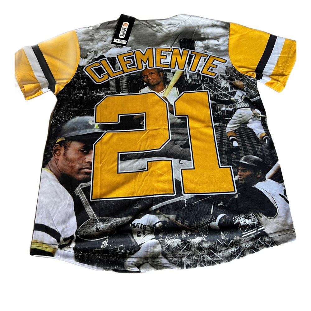 COPY - ROBERTO CLEMENTE 21 Puerto Rico Boricua baseball jersey